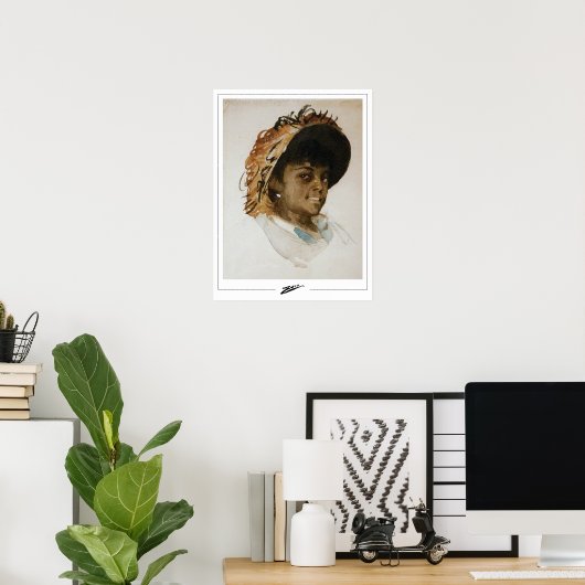 Poster d'art Anders Zorn Zedign #347 (Bureau à domicile)