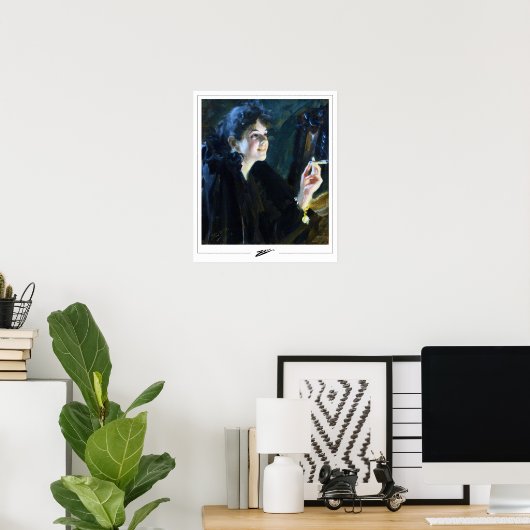 Poster d'art Anders Zorn Zedign #85 (Bureau à domicile)