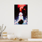 Poster d'art ange ou diable (Cuisine)