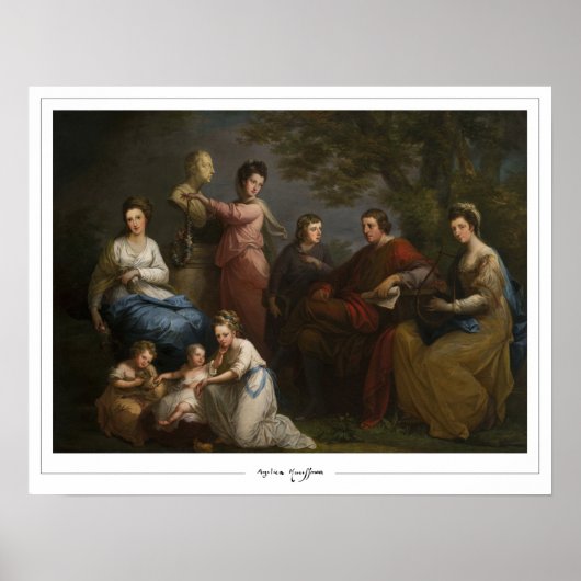 Poster d'art Angelica Kauffman Zedign #200 (Devant)