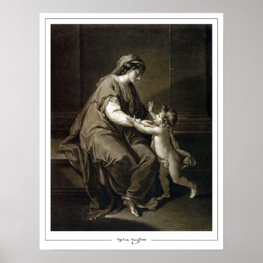 Poster d'art Angelica Kauffman Zedign #214 (Devant)