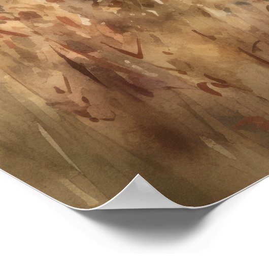 Poster d'art animal de la ferme de chèvre (Coin)