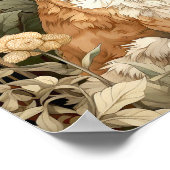 Poster d'art animal de la forêt Fox (Coin)