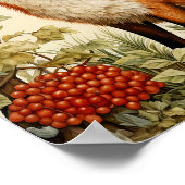 Poster d'art animal du renard botanique (Coin)