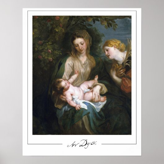 Poster d'art Anthony van Dyck Zedign #211 (Devant)