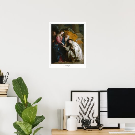 Poster d'art Anthony van Dyck Zedign #41 (Bureau à domicile)