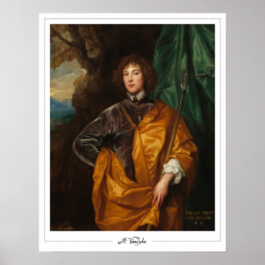 Poster d'art Anthony van Dyck Zedign #433 (Devant)