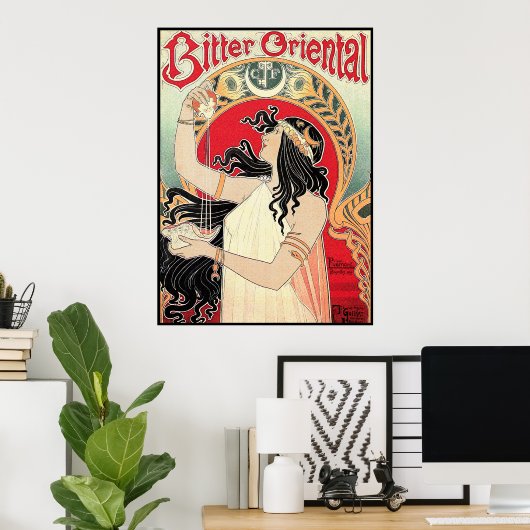 Poster d'art : Art Nouveau - Bitter Oriental (Bureau à domicile)