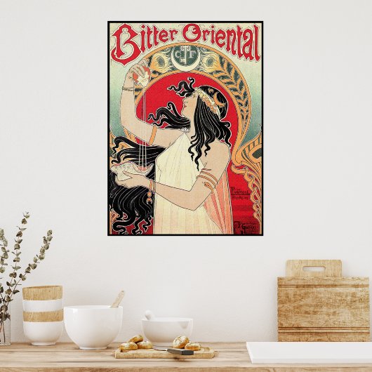 Poster d'art : Art Nouveau - Bitter Oriental (Cuisine)