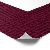 Poster d'art au gâteau au fromage Divin Décadent (Coin)