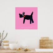 Poster d'art : Bella The Scotty Dog (Cuisine)