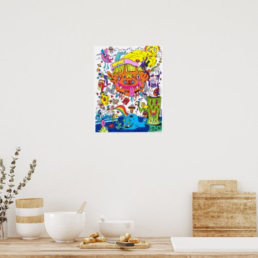 Poster d'art Blaine Helm (Cuisine)