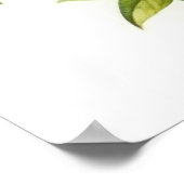 Poster d'art blanc Jasmine Flowers (Coin)