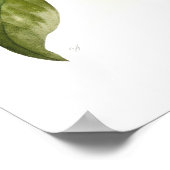 Poster d'art blanc Jasmine Flowers (Coin)