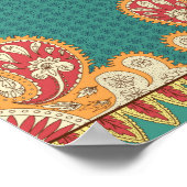 Poster d'art Boho Paisley (Coin)