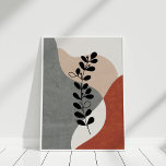 Poster d'art botanique Abstrait en terre cuite<br><div class="desc">Boho Terracotta Abstrait Botanical Art Poster est un grand salon bohème ou décoration de chambre. Trouvez les produits correspondants dans la collection d'illustrations de boho.</div>