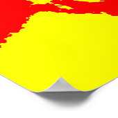 Poster d'art Buffalo Art Four Color Pop Art (Coin)