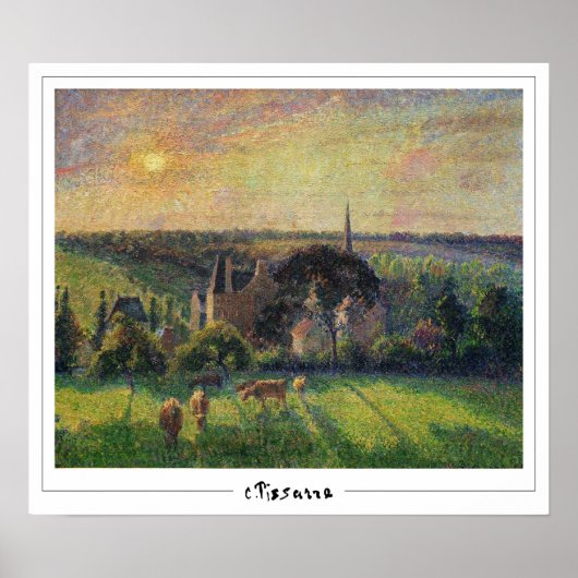Poster d'art Camille Pissarro Zedign #245-2 (Devant)