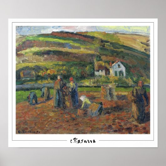 Poster d'art Camille Pissarro Zedign #394 (Devant)