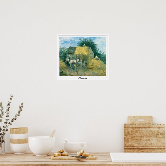 Poster d'art Camille Pissarro Zedign #5 (Cuisine)