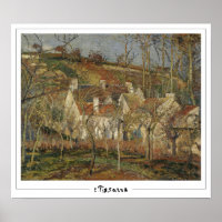 Poster d'art Camille Pissarro Zedign #8