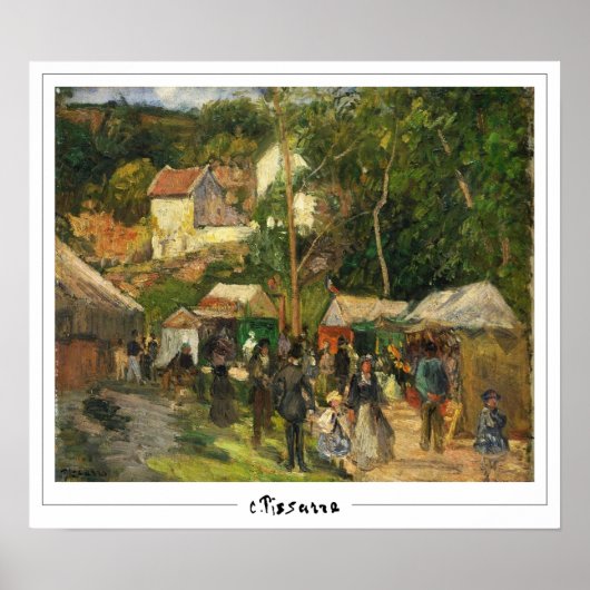 Poster d'art Camille Pissarro Zedign #84 (Devant)