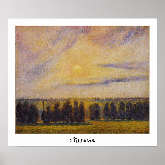Poster d'art Camille Pissarro Zedign #8-2 (Devant)