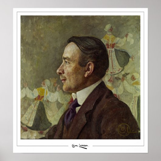 Poster d'art Carl Larsson Zedign #1 (Devant)