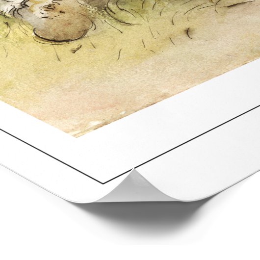 Poster d'art Carl Larsson Zedign #232 (Coin)