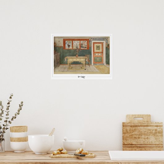 Poster d'art Carl Larsson Zedign #285 (Cuisine)