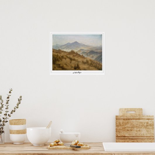 Poster d'art Caspar David Friedrich Zedign #25 (Cuisine)