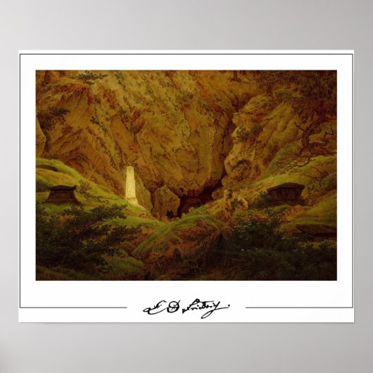 Poster d'art Caspar David Friedrich Zedign #56 (Devant)