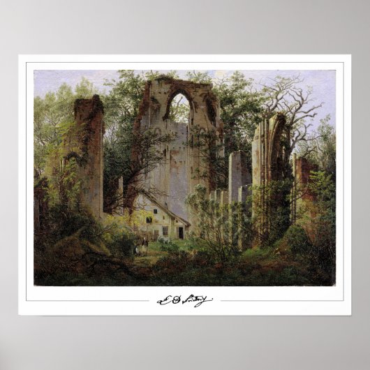 Poster d'art Caspar David Friedrich Zedign #93 (Devant)
