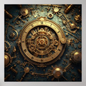 Poster d'art céleste Steampunk (Devant)
