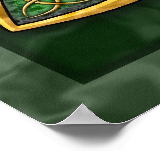 Poster d'art Celtic Trinity Knot (Coin)