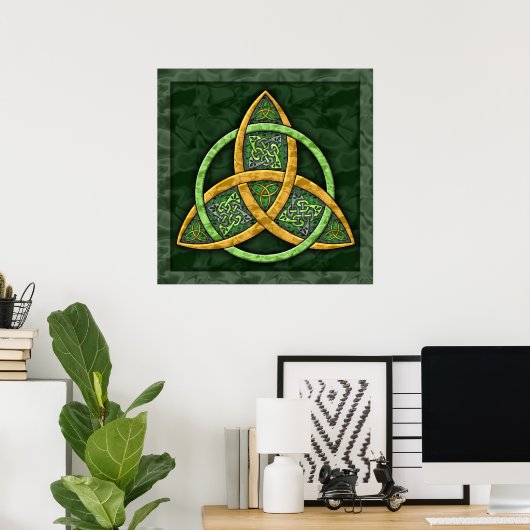 Poster d'art Celtic Trinity Knot (Bureau à domicile)
