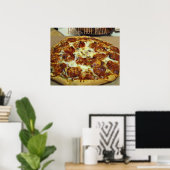 POSTER D'ART CHAUD FRAIS DE PIZZA (Bureau à domicile)