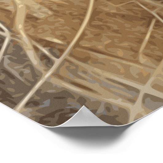 Poster d'art Cheval Lover Cowgirl (Coin)