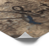 Poster d'art Cheval Lover Cowgirl (Coin)