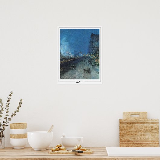 Poster d'art Childe Hassam Zedign #437-2 (Cuisine)