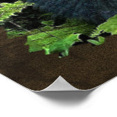 Poster d'art Chimpanzé "RAINFOREST DREAMS II" (Coin)