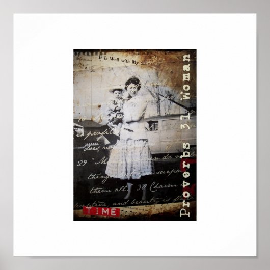 Poster d'art chrétien vintage (Devant)