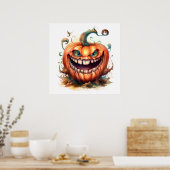Poster d'art Citrouille déplaisant (Cuisine)
