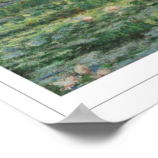 Poster d'art Claude Monet Zedign #1 (Coin)