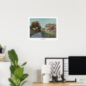 Poster d'art Claude Monet Zedign #120 (Bureau à domicile)