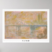Poster d'art Claude Monet Zedign #12-2 (Devant)