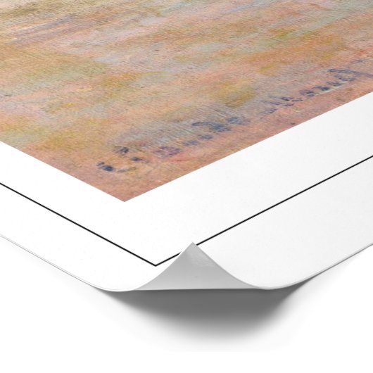 Poster d'art Claude Monet Zedign #12-2 (Coin)