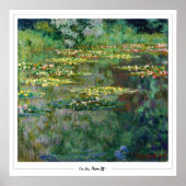 Poster d'art Claude Monet Zedign #13 (Devant)
