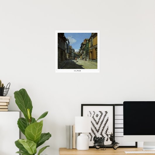 Poster d'art Claude Monet Zedign #15 (Bureau à domicile)