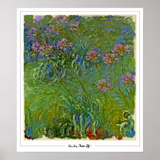 Poster d'art Claude Monet Zedign #158 (Devant)